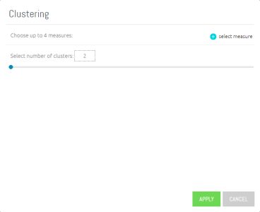 Clustering window menu