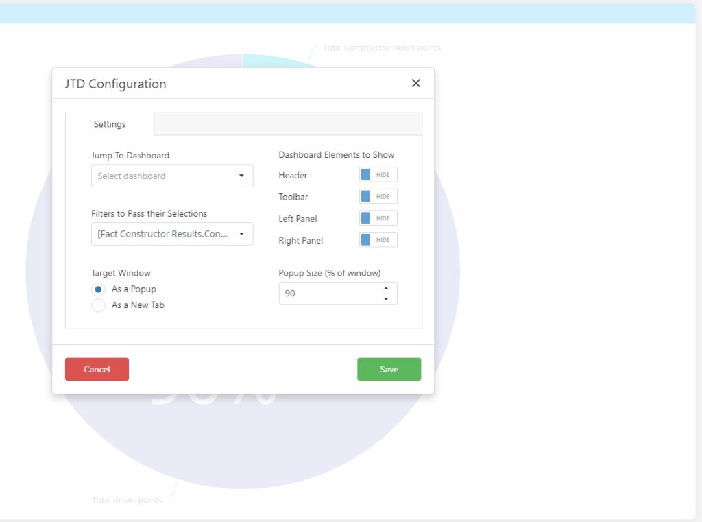JTD Configuration settings