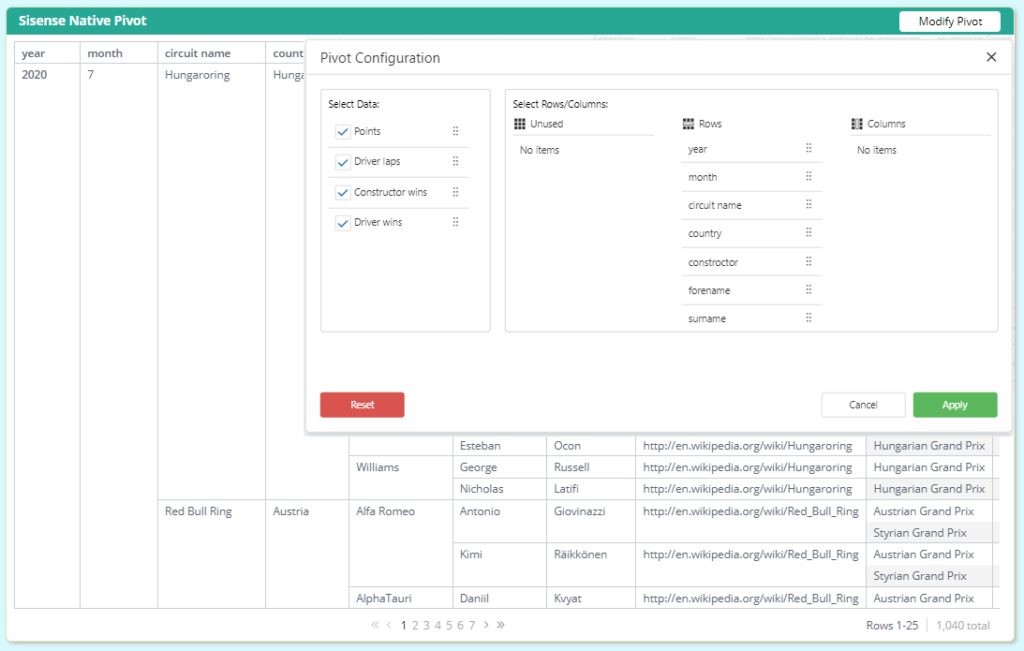 Viewers’ drag and drop interface