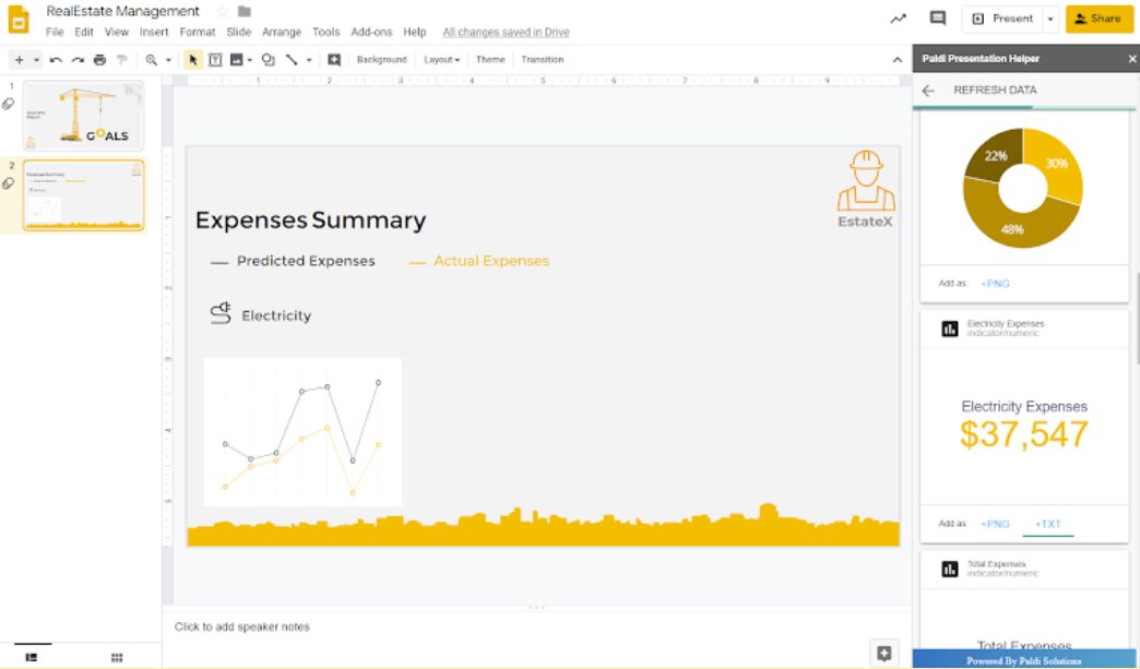 Sample dashboard image