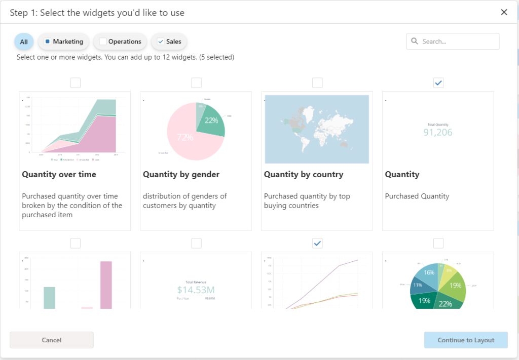 Sample dashboard image